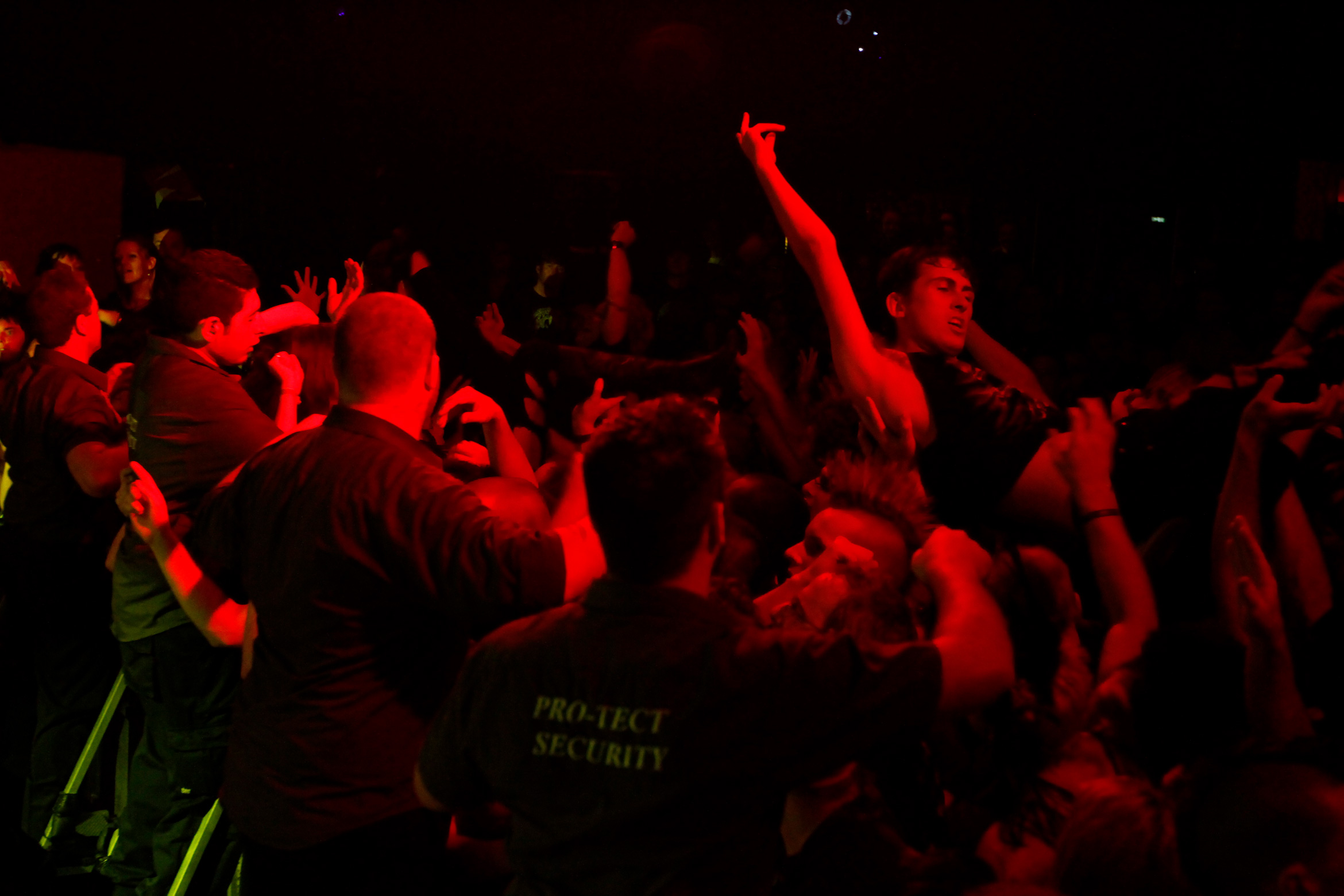 crowd-surfing